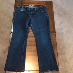Old navy “sweetheart” jeans , size 14